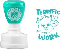 MERIT STAMP - GIGGLE &amp; GROW - TERRIFIC WORK 9314289038274