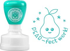 MERIT STAMP - PEAR - PEAR-FECT WORK 9314289038625
