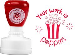 MERIT STAMP - POPCORN - YOUR WORK IS POPPIN 9314289038557