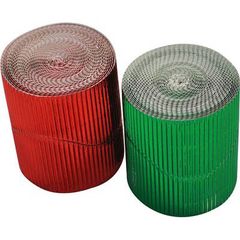 Metallic Corrugated Border Roll Red Green 60mm X 10M 9310355033075