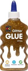Glitter Glue 177ml Gold  9314289002107
