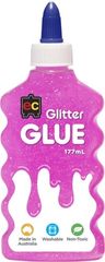 Glitter Glue 177ml Pink 9314289034269