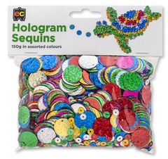 Holigram Sequins 150g Asst Colours 9314289033187