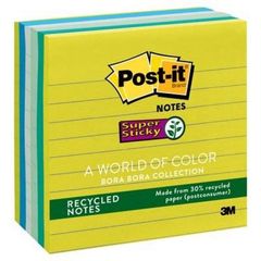 Post- It Notes Super Sticky 675-6Sst 98X98 Lined Tropical 051131937901