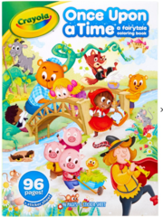 Colouring Book 96 Page Crayola Once Upon A Time Fairytales