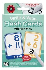 Write &amp; Wipe Flash Cards - Addition 0-12 9314289033880