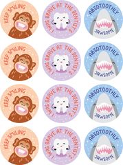 Dentist - Medical Stickers (Pack of 48)