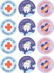 Injury - Medical Stickers (Pack of 48)