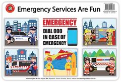 Emergency Services Are Fun Placemat  9314289034313