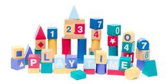 Build and Play Alphabet Blocks Set of 50 9314289030063
