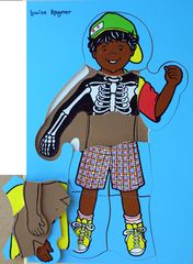3 Layer Body Puzzle - Aboriginal Boy 200mm x 30mm (Clothed Body, Unclothed Body, Skeleton) 2770000043816