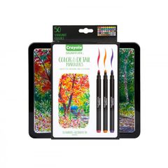 Crayola Signature Colour & Detail Marker Tin 50 Pack