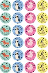 Happy Dogs - Merit Stickers (Pack of 96)