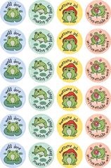 Frogs - Merit Stickers 