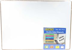A4 MAGNETIC MDF WHITEBOARD DOUBLE SIDED PLAIN OSMER