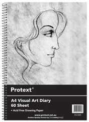 Visual Art Diary A4 110GSM - 60 Leaf 9314649050106