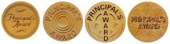 Stickers - Principals Award Gold Foil - Pk 504 PA1555