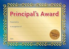 Certificates Card - Principal Formal Seal  - Pk 100 PC334C