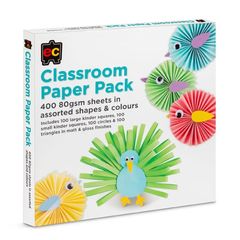 Classroom Paper Box 400 Asstd Shapes + Cols 9314289033620