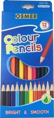 Colour Pencils Pk 12 Osmer Woodcase Hegaxonal  9313023384202