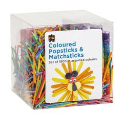Popsticks and Matchsticks Coloured Packet 1800 9314289033361