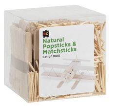 Popsticks and Matchsticks Natural Packet 1800 9314289033378