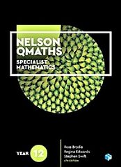 Nelson QMaths 12 Mathematics Specialist Student Book with 4 Access Codes