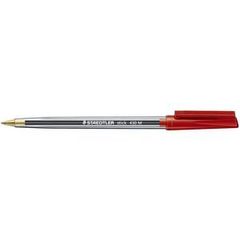 Pen Ballpoint Red Medium Pack of 3 - Staedtler  4007817751589