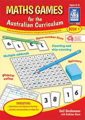 Maths games for the Australian Curriculum Book 1 9781922116901