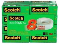 Tape Scotch Magic Refill Pk 8 19mm x 25M 051131951259