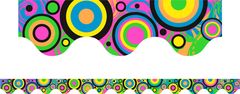 Fluoro Spots and Dots - Scalloped Borders (Pack of 12)