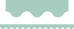 Sage - Scalloped Border (Pack of 12)