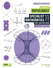 Jacaranda Maths Quest 11 Specialist Mathematics Units 1 & 2 2e for Queensland learnON