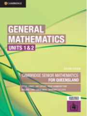 General Mathematics Units 1&2 for Queensland Second Edition (print and interactive textbook powered by Cambridge HOTmaths)
