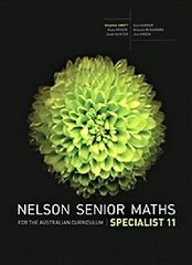 Nelson Senior Maths Specialist 11 for the Australian Curriculum