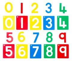 Stencil Numbers 0-9 Stencil Set of 10 9314289010539