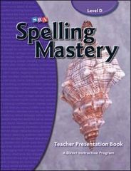 Spelling Mastery Level D Teacher Materials