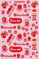 Strawberry - ScentSations "Scratch & Sniff" Merit Stickers
