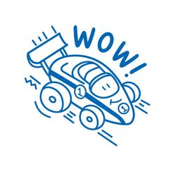 WOW (Car) - Merit Stamp