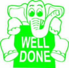 Stamp - Well Done Elephant ST1248
