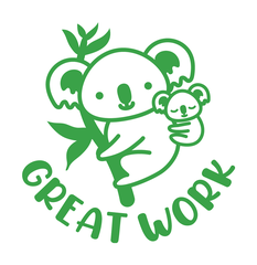 Great Work (Koala) - Merit Stamp