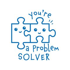 You're A Problem Solver - Positivity & Wellbeing Merit Stamp