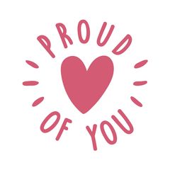 Proud of You - Positivity & Wellbeing Merit Stamp
