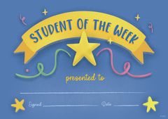 Student of the Week (Star) - Certificates