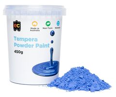 Tempera Powder Paint 450gm Blue 9314289031435