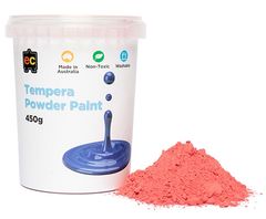 Tempera Powder Paint 450gm Red 9314289031664