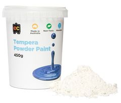 Tempera Powder Paint 450gm White 9314289031411