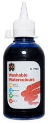 Washable Glitter Watercolour 250ml Blue 9314289028367