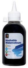 Washable Watercolour Paint 250ml Black 9314289027261