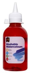 Washable Watercolour Paint 250ml Red 9314289027360